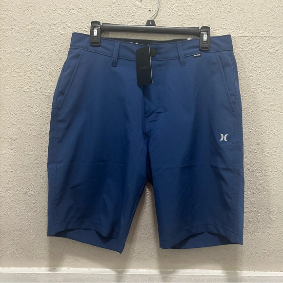 Hurley Hybrid Walk Blue Shorts NWT Size 32 - Picture 1 of 6